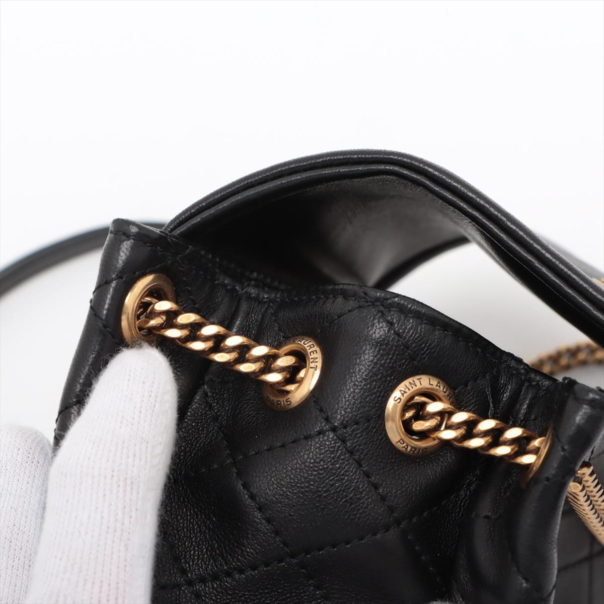 Saint Laurent Paris Mini Nolita Leder Kette Umhängetasche Schwarz * PREORDER * im Angebot 7