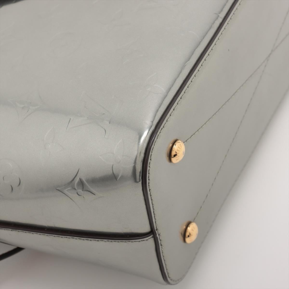 Louis Vuitton Monogram Vernis Long Beach PM Silver * PREORDER * im Angebot 9