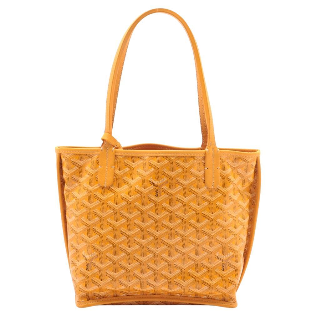 Goyard Anjou Mini Tote Bag Yellow * PREORDER * en vente