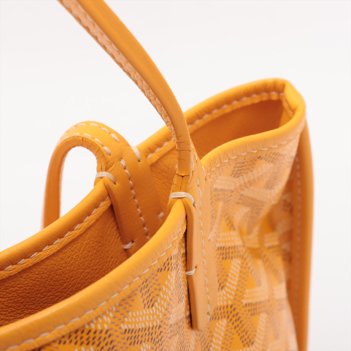 Goyard Anjou Mini Tote Bag Yellow * PREORDER * en vente 9