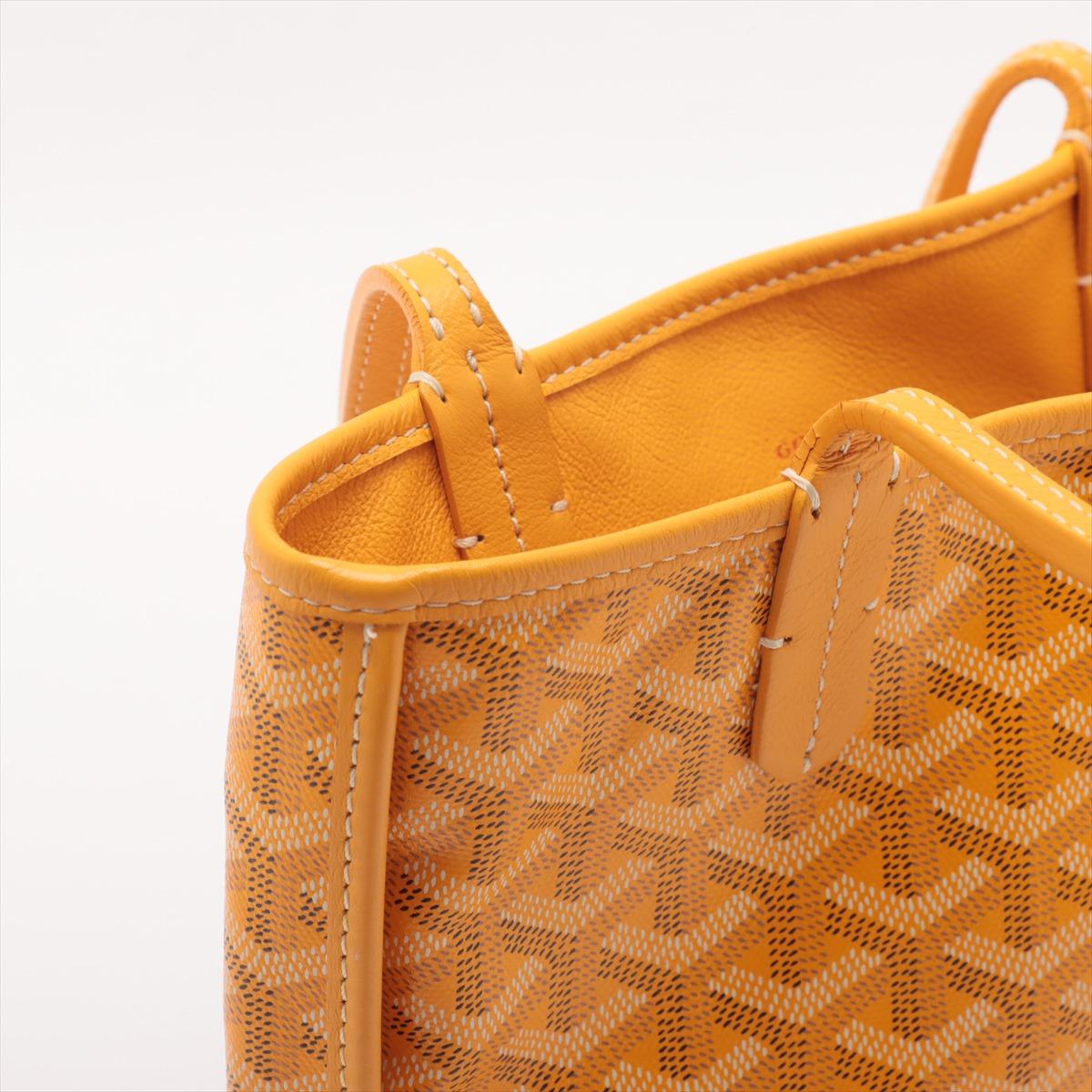 Goyard Anjou Mini Tote Bag Yellow * PREORDER * en vente 8