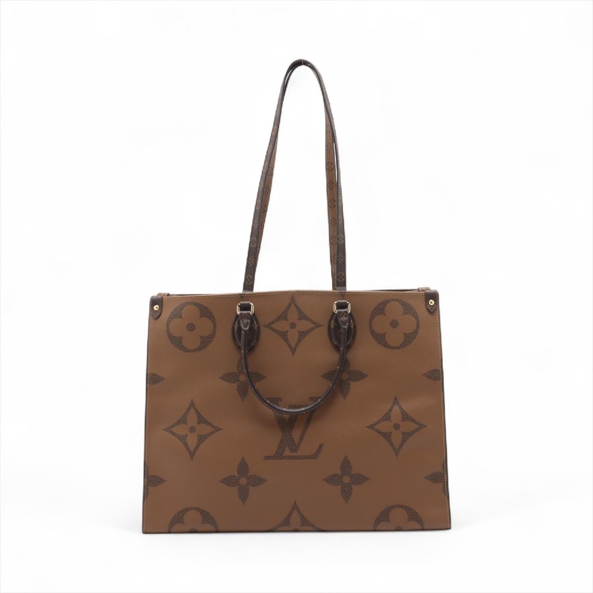 Noir Louis Vuitton Monogram Giant Reverse On the Go MM * PRECOURS * en vente