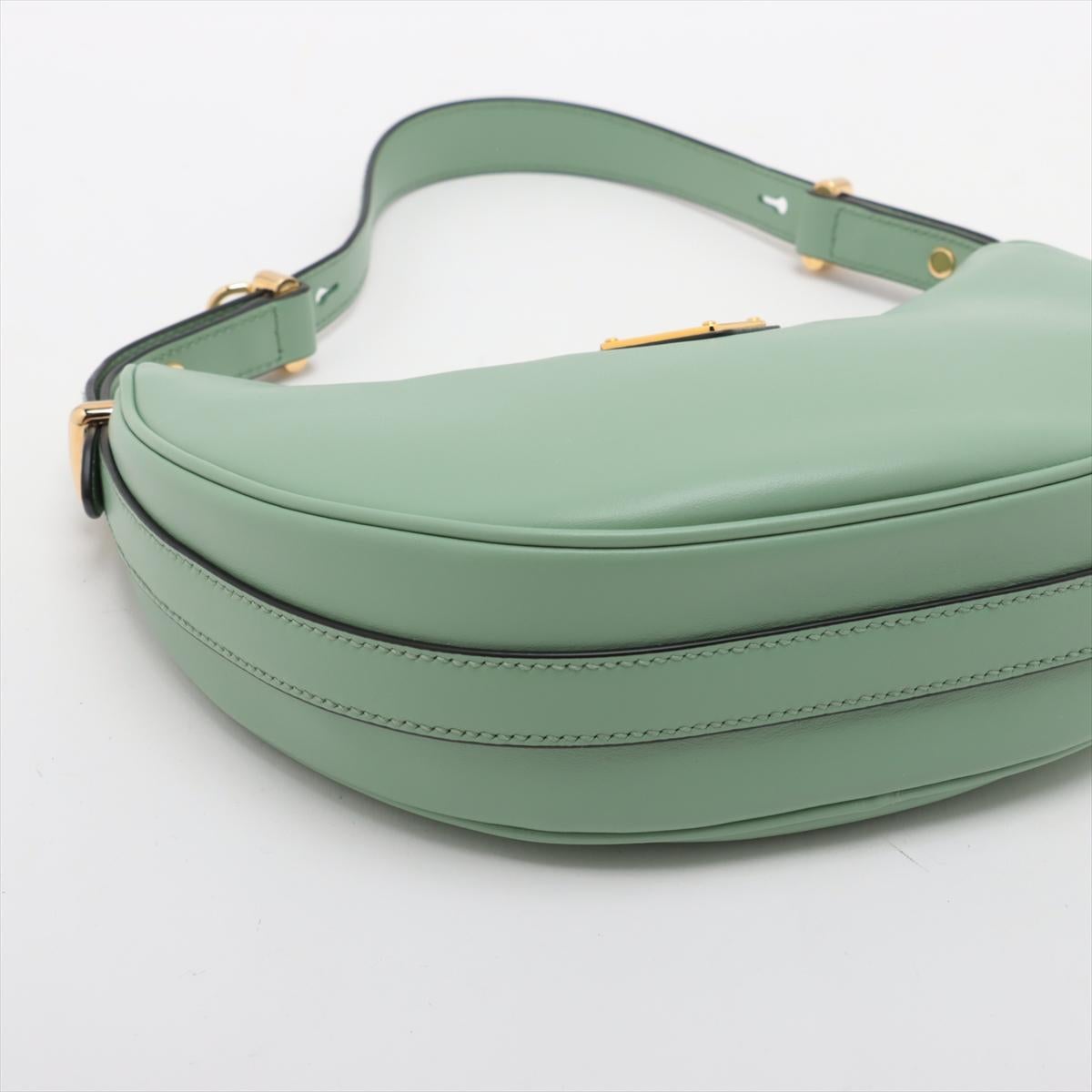 Prada Arque Borsa a tracolla a due vie in pelle Greene & Greene * PREORDINE * in vendita 1