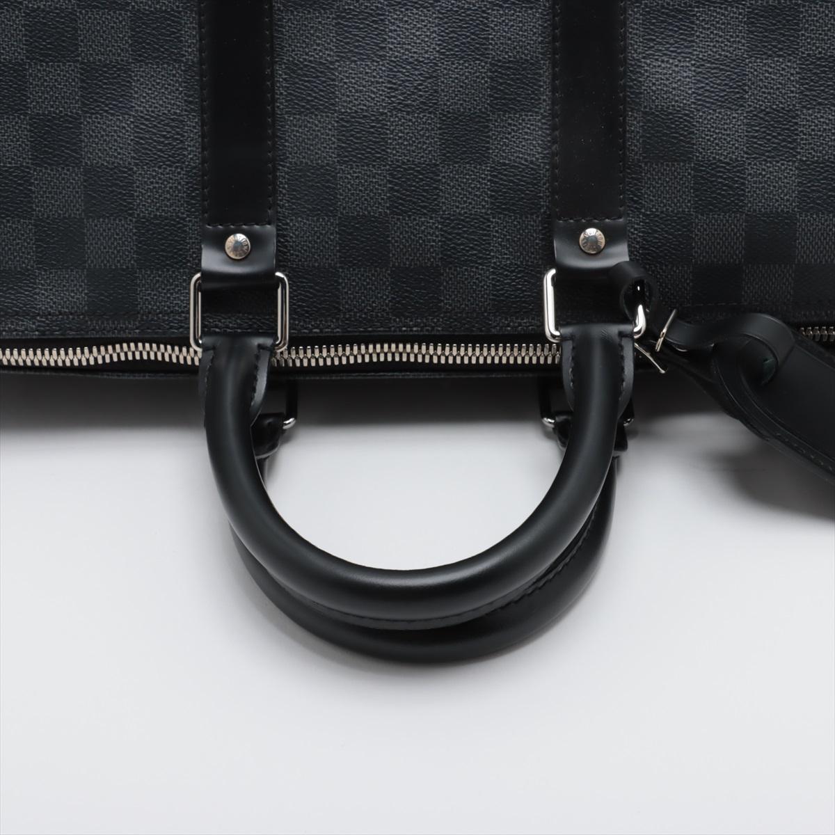 Louis Vuitton Damier Graphite Keepall Bandoulière 45 * PRECODER * en vente 2