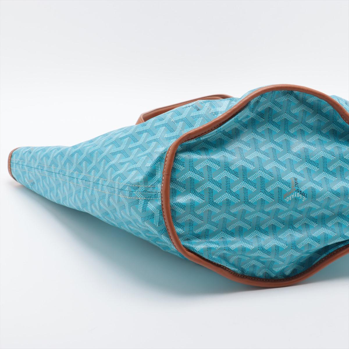 Goyard Belharra Tote Bag Turquoise & Tan * PREORDER * en vente 1