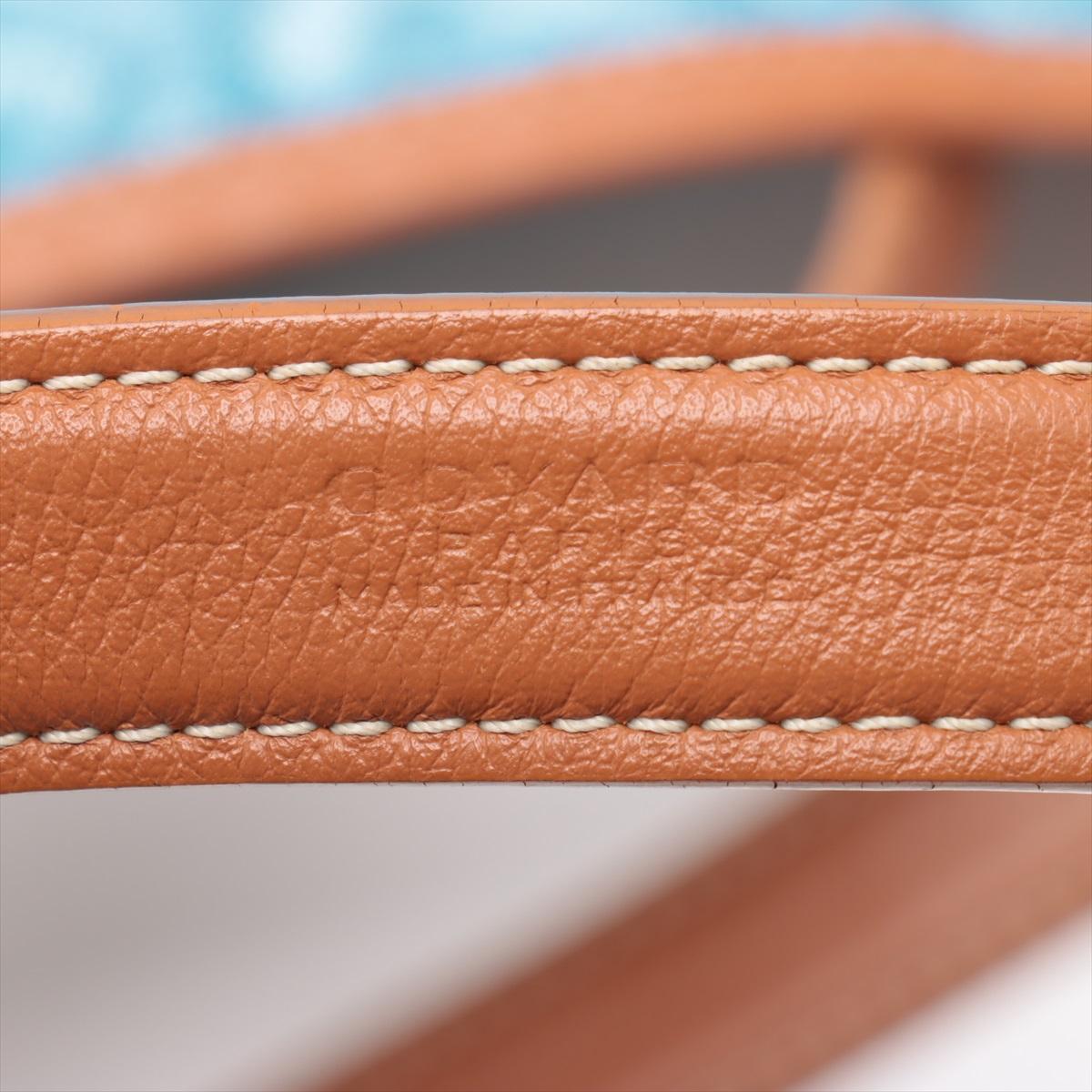 Goyard Belharra Tote Bag Turquoise & Tan * PREORDER * en vente 5
