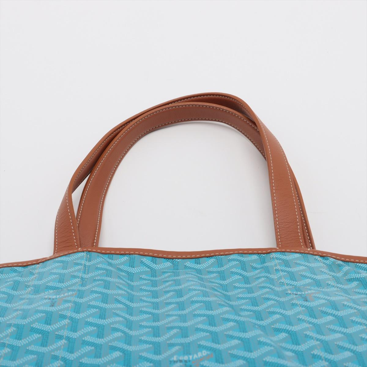 Goyard Belharra Tote Bag Turquoise & Tan * PREORDER * en vente 3