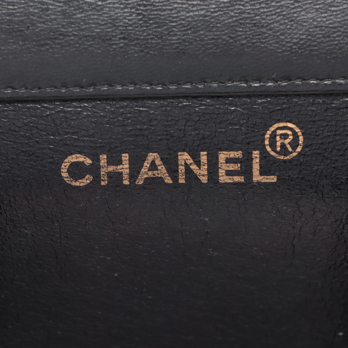 Chanel CC Logo Matelasse Lammfell Einzelklappe Doppelkette Tasche Schwarz * PREORDER im Angebot 12