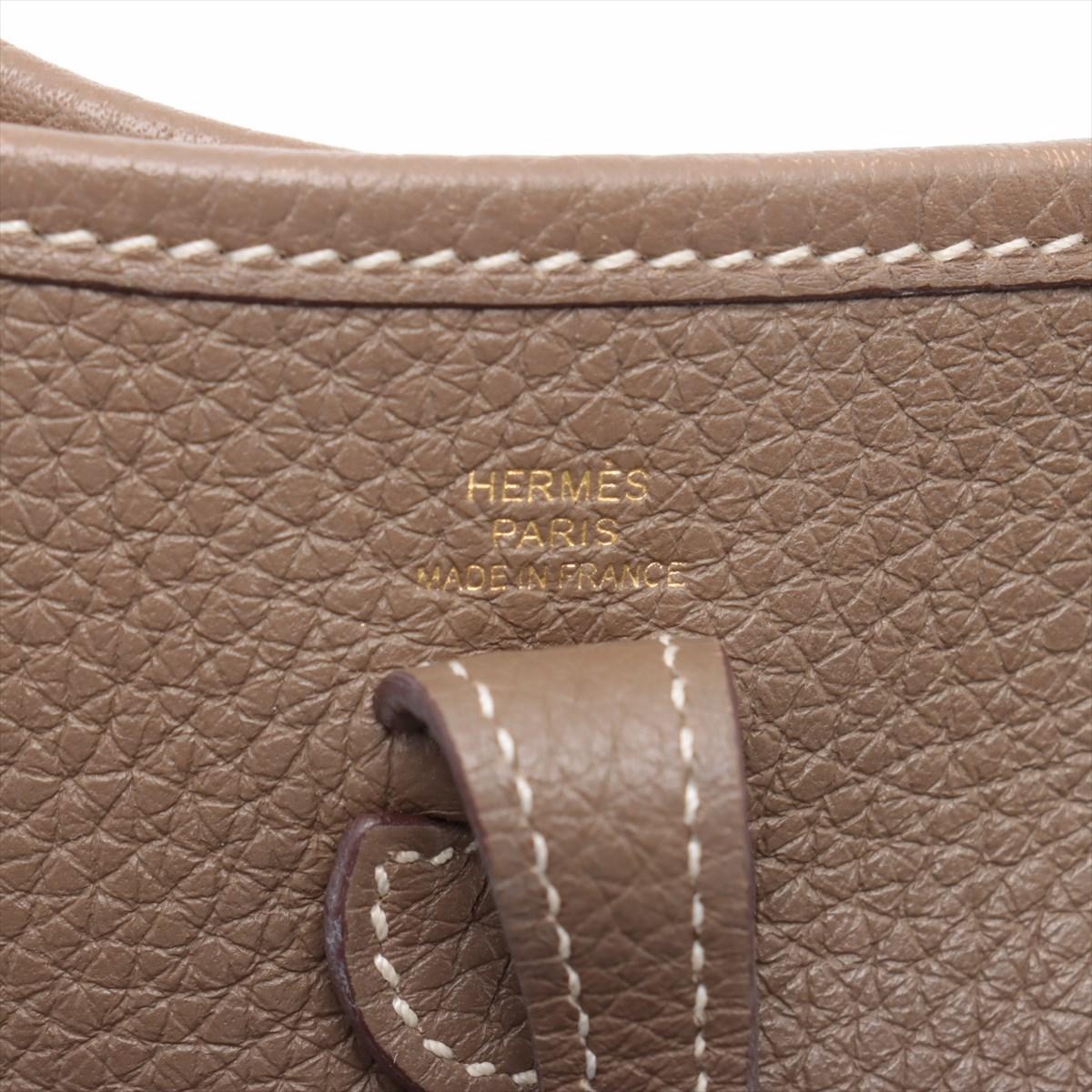 Hermès Evelyne 16 TPM Amazon Taurillon Clemence Etoupe * PREORDEN * en venta 4