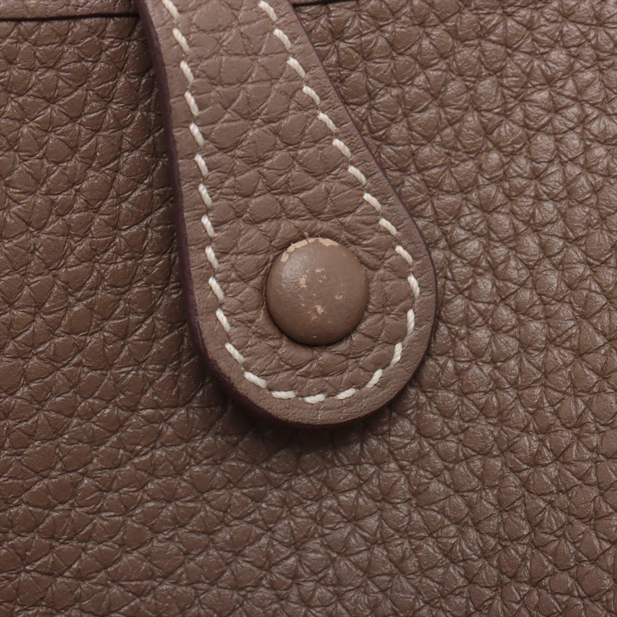 Hermès Evelyne 16 TPM Amazon Taurillon Clemence Etoupe * PREORDEN * en venta 7