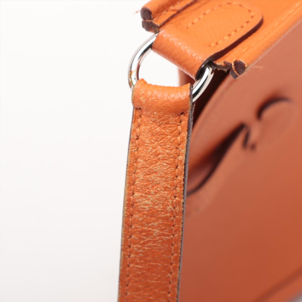Hermès Evelyne 16 TPM Veau Epsom Orange *Vorbestellung * im Angebot 7