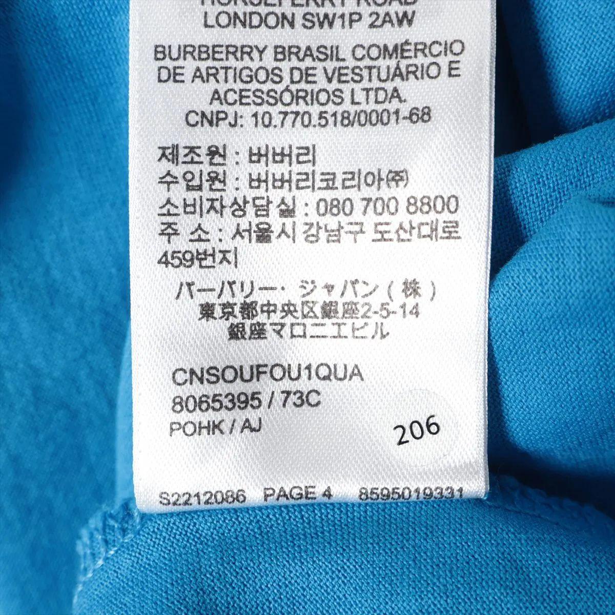 Camiseta de algodón Burberry Azul en venta 3