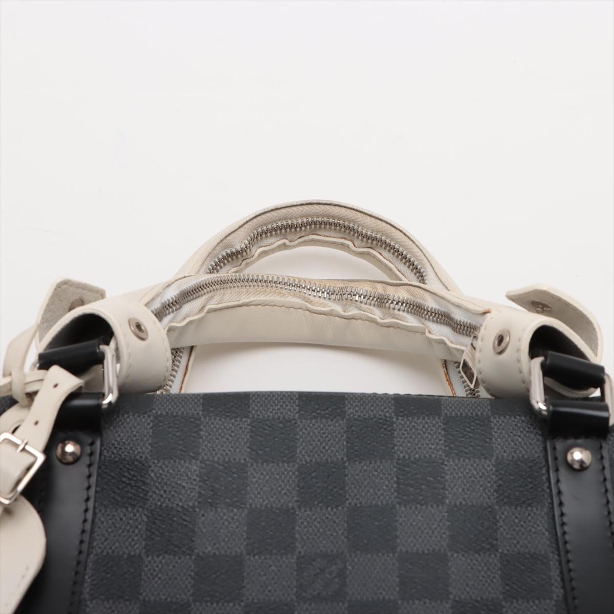 Louis Vuitton Damier Graphite Porte-Documents Voyage Noir x Blanc * PRECODER * en vente 4