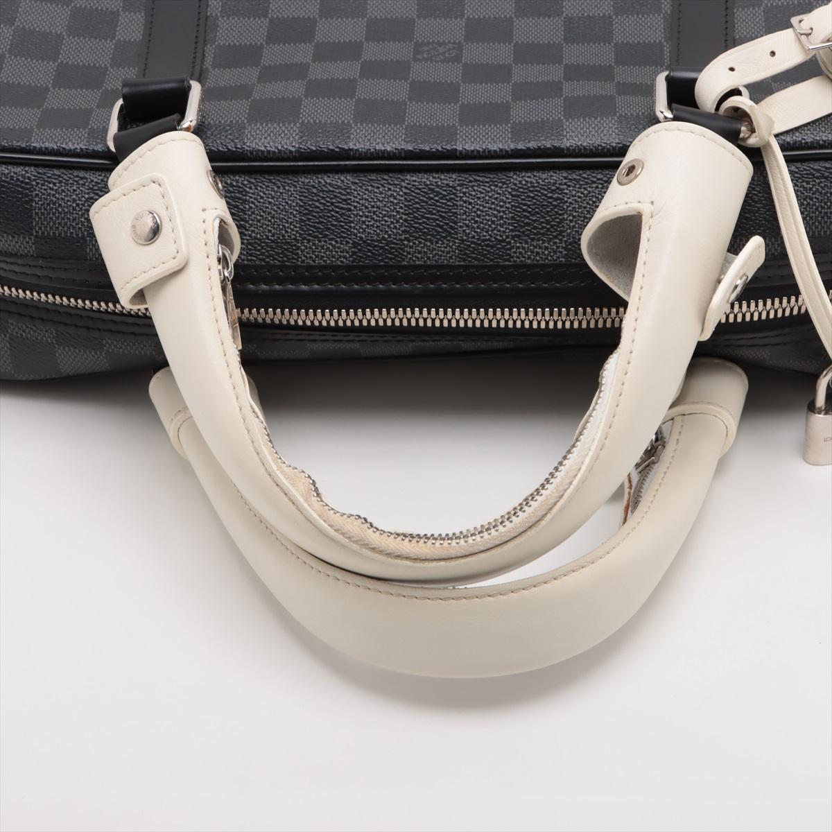Louis Vuitton Damier Graphite Porte-Documents Voyage Noir x Blanc * PRECODER * en vente 3