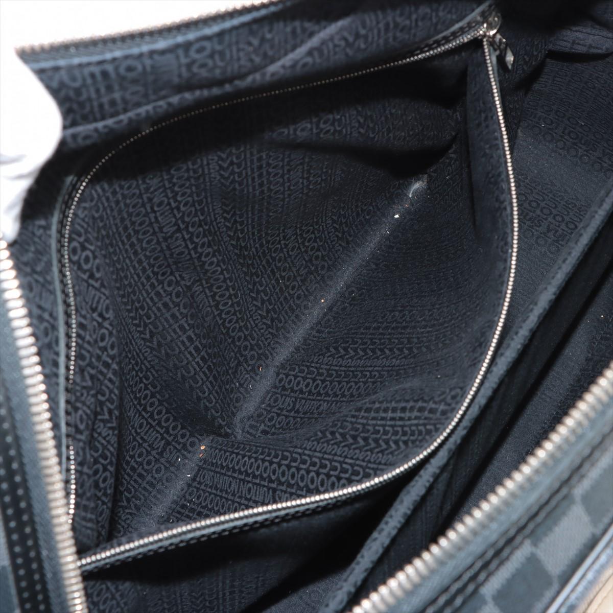 Louis Vuitton Damier Graphite Porte-Documents Voyage Noir x Blanc * PRECODER * en vente 6