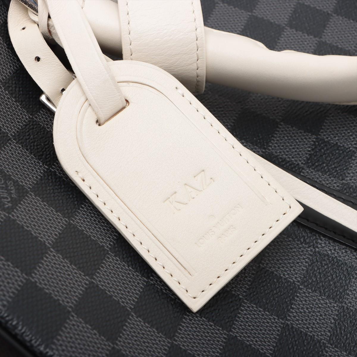 Louis Vuitton Damier Graphite Porte-Documents Voyage Noir x Blanc * PRECODER * en vente 9