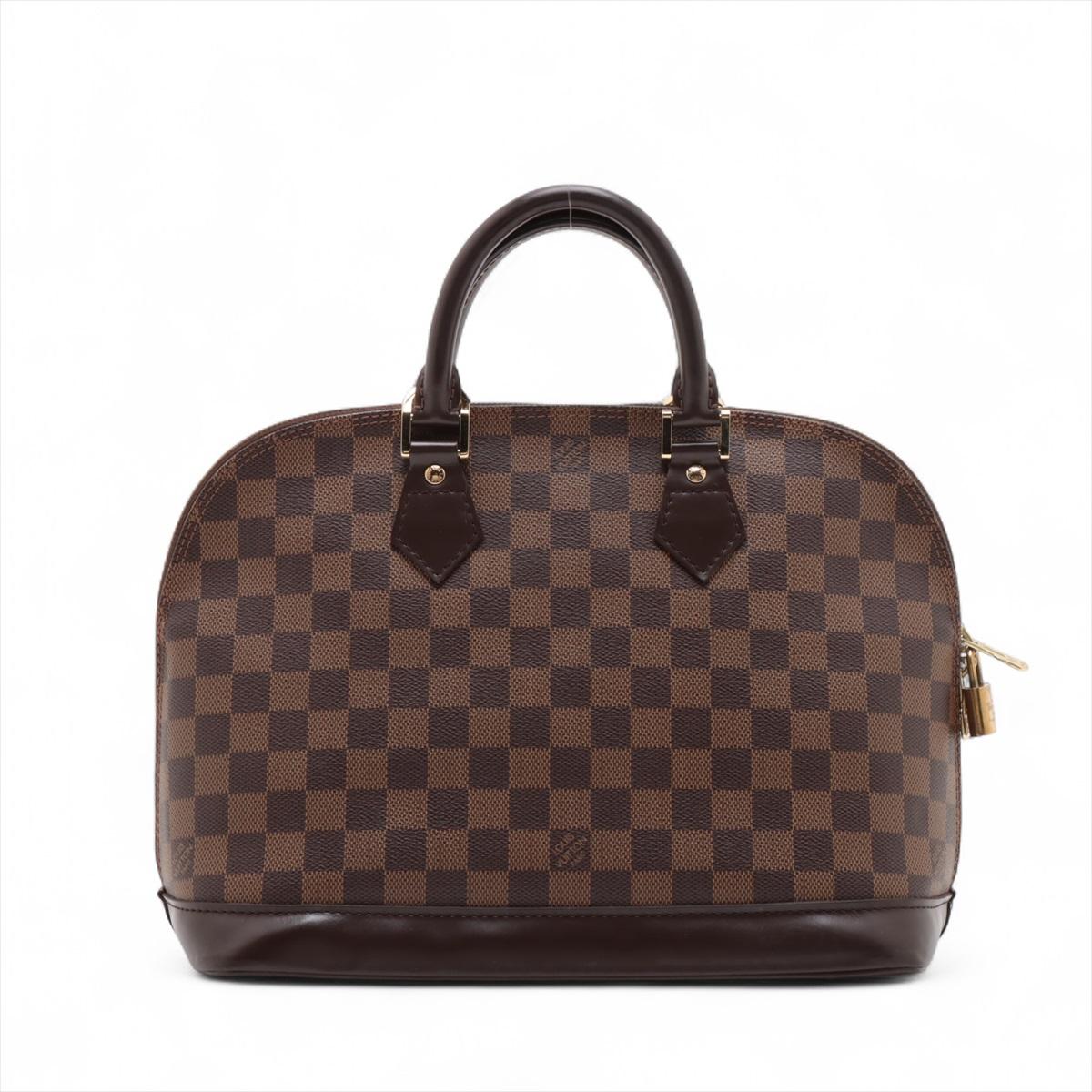 Noir Louis Vuitton Damier Ebene Alma * PRECODER * en vente