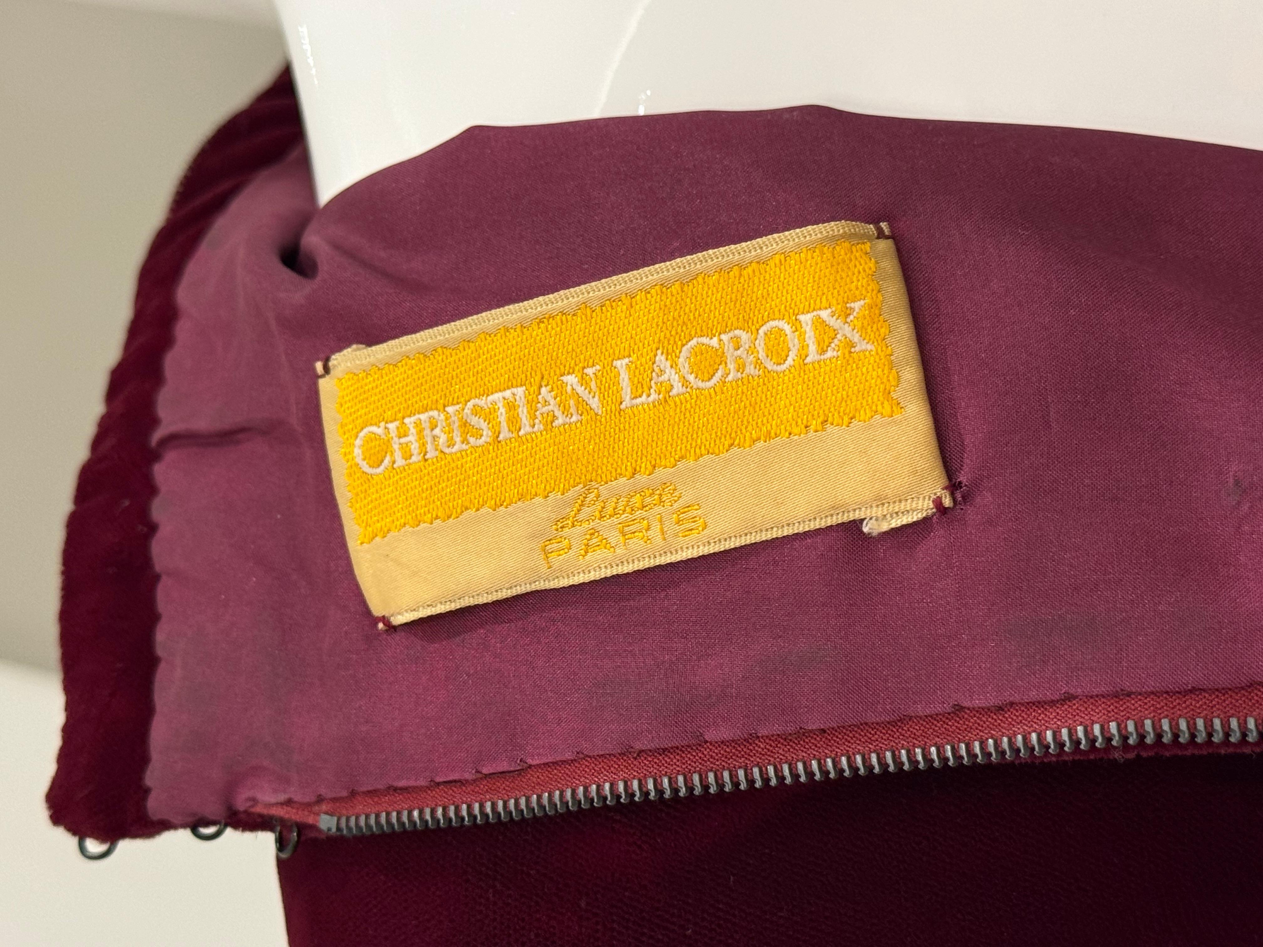 Christian Lacroix F/W 1988 Laufsteg Cocktailkleid Damen im Angebot