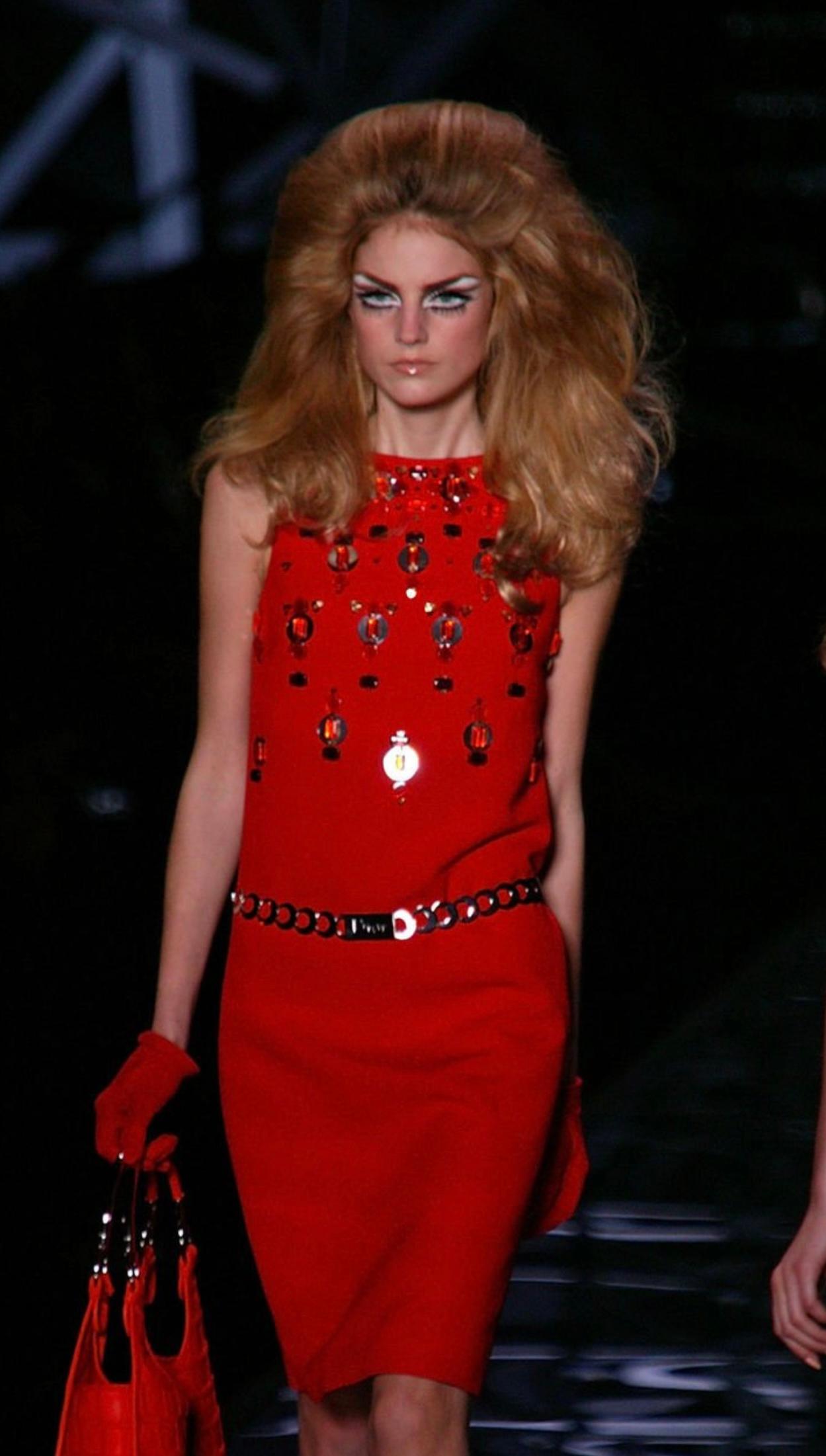 Dior by John Galliano F/W 2008 Laufsteg-Cocktailkleid im Angebot 5