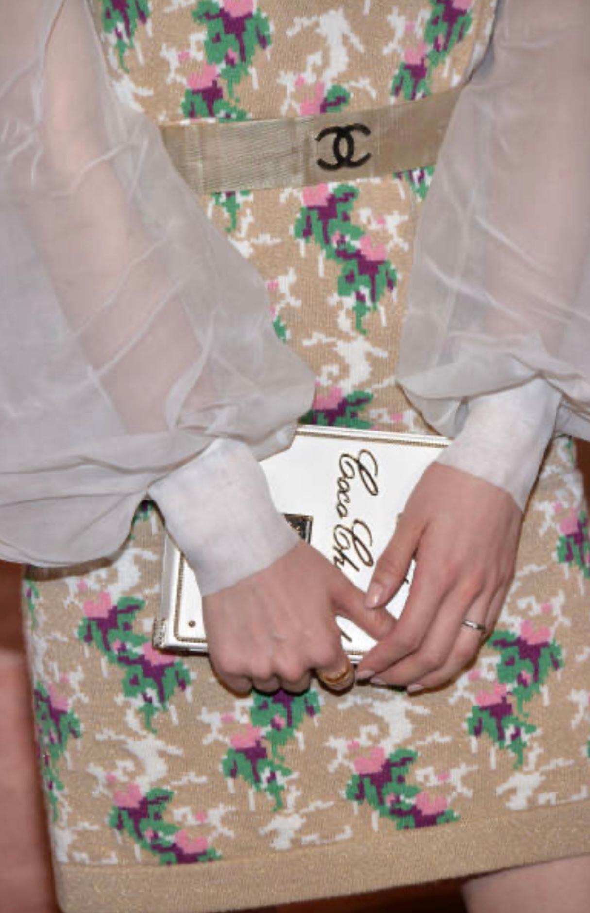 Chanel métiers dart 2017 Parigi Cosmopolite abito in cachemire collezione ritz in vendita 2