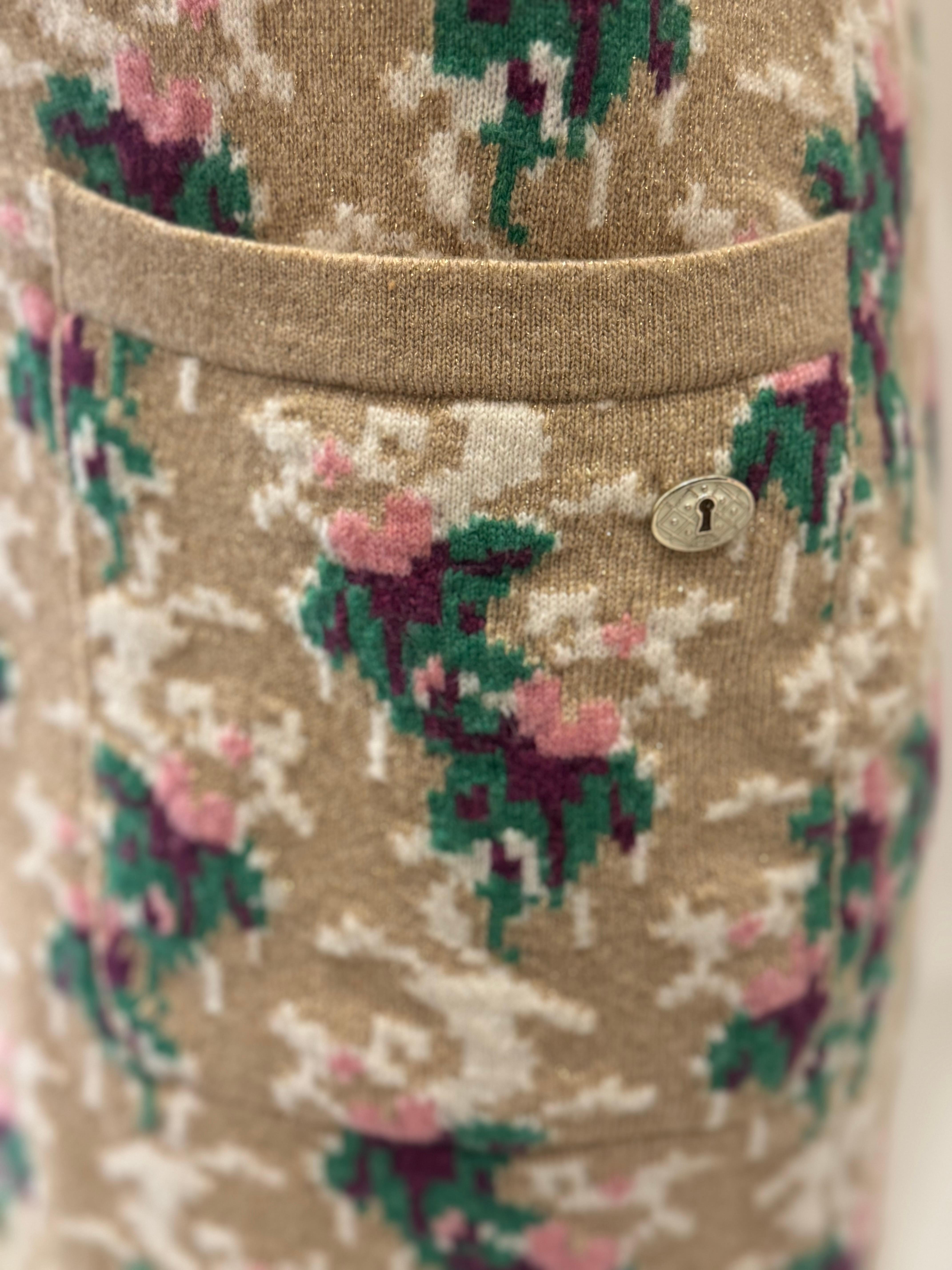Chanel métiers dart 2017 Parigi Cosmopolite abito in cachemire collezione ritz in vendita 6