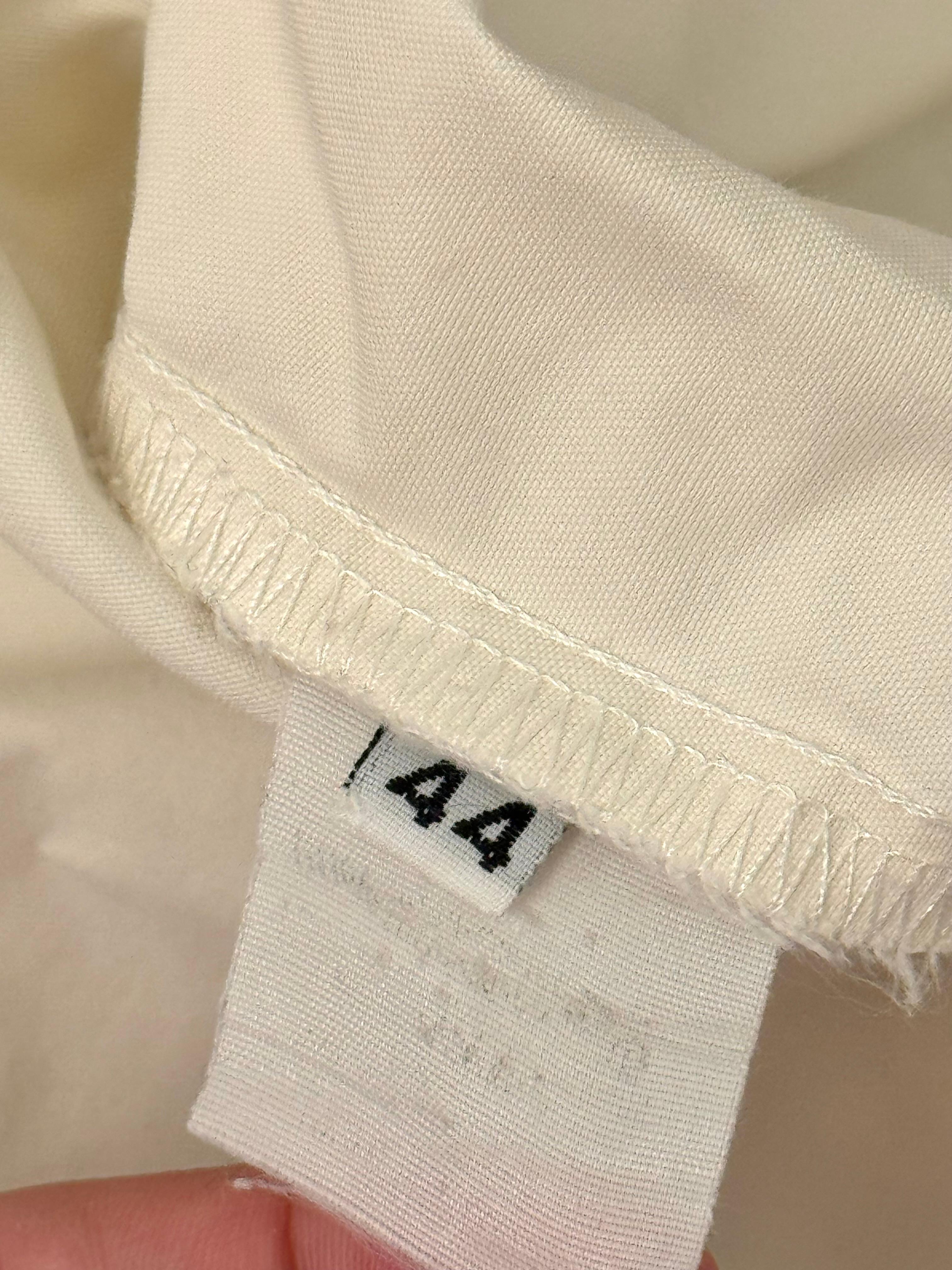 Martine Archival 90's camicia bianca In condizioni ottime in vendita a PARIS, FR