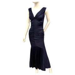 Seltenes, skulpturales Stretch-Abendkleid von John Galliano aus der Frühjahr/Sommer-Kollektion 2004 in Meerjungfrauen-Silhouette