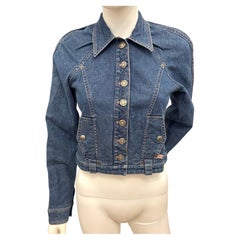 Christian Dior by John Galliano S/S 2003 Stretch Denim Corset Style Jacket