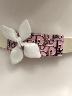 Christian Dior by John Galliano S/S 2004 Girly Diorissimo Flower Choker Necklace