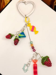 Rare Dior by John Galliano F/W 2001 Haute Couture Candy & Strawberry bag Charm