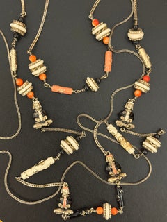 Rare Chanel métiers d’art Paris Shanghai Pre Fall 2010 multi strand necklace