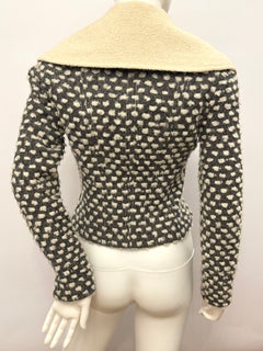 Christian Dior by John Galliano F/W 1999 Sculpted Wool Jacket Oversized collar