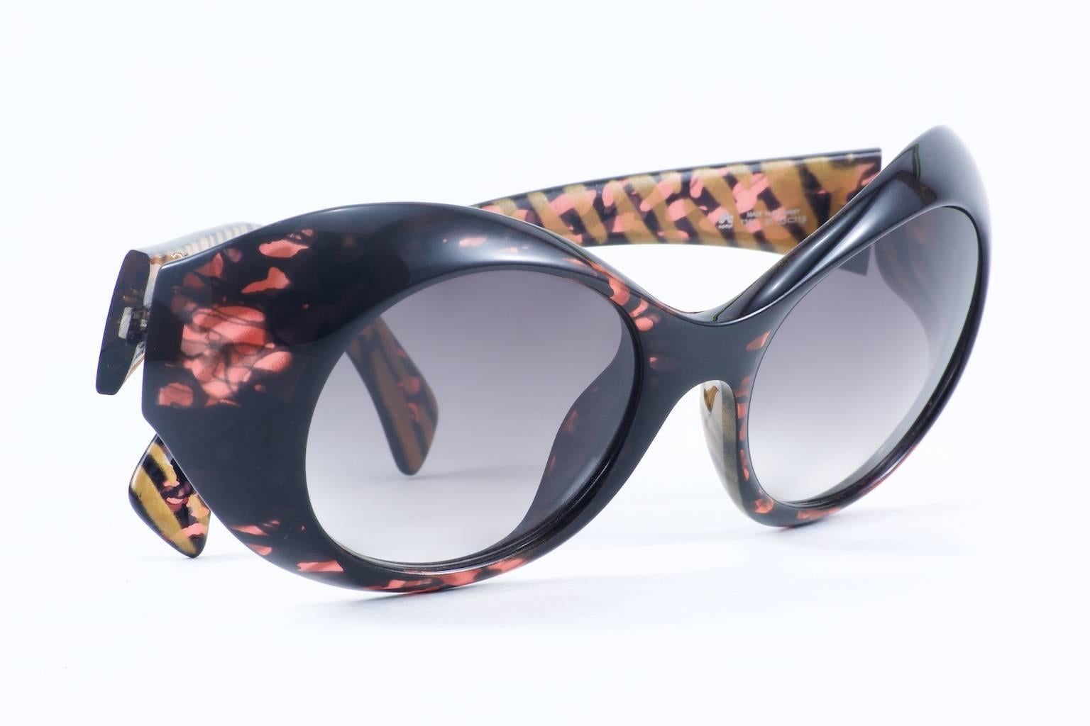 1990s Christian Lacroix Sunglasses - Made in Germany In New Condition For Sale In Los Angeles, CA