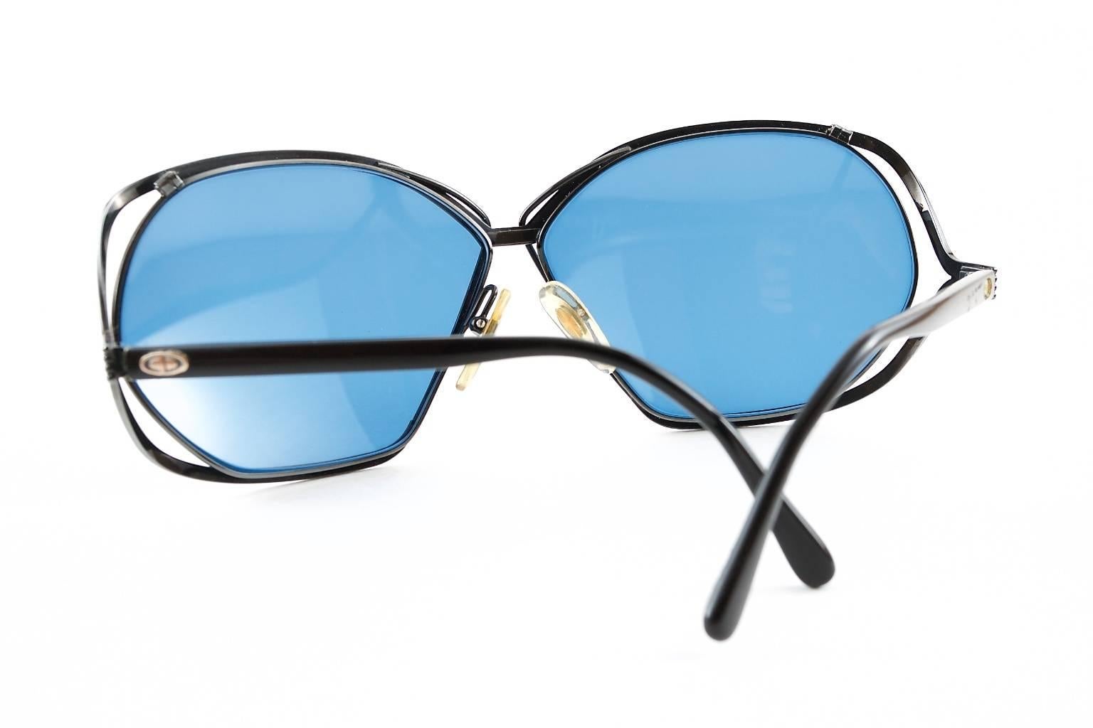 1980s Christian Dior Vintage Butterfly Sunglasses  For Sale 1
