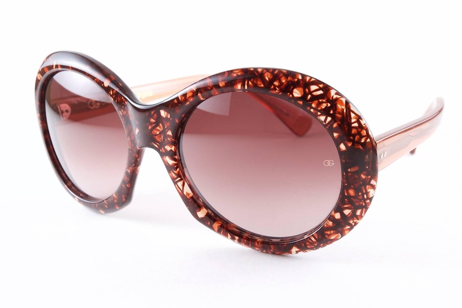 Oliver Goldsmith Audrey Sunglasses - Made in Japan In New Condition For Sale In Los Angeles, CA