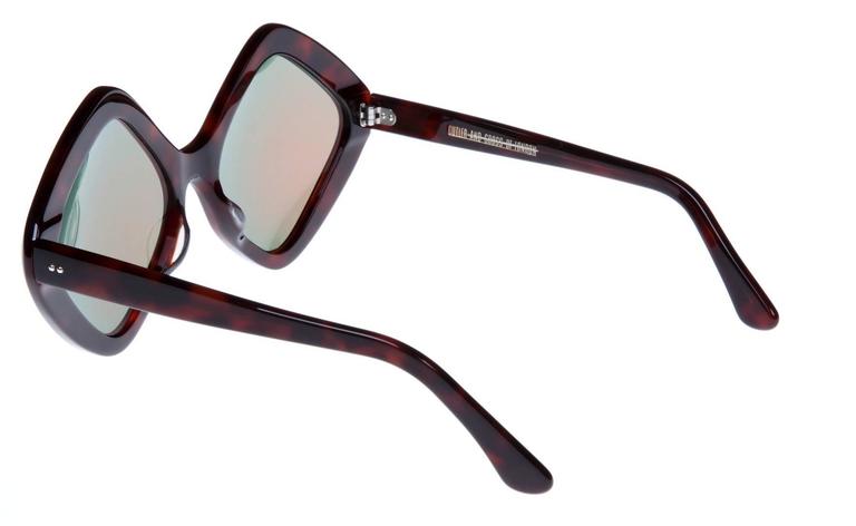 Cutler and Gross Oversized Diamond Shape Sunglasses at 1stdibs