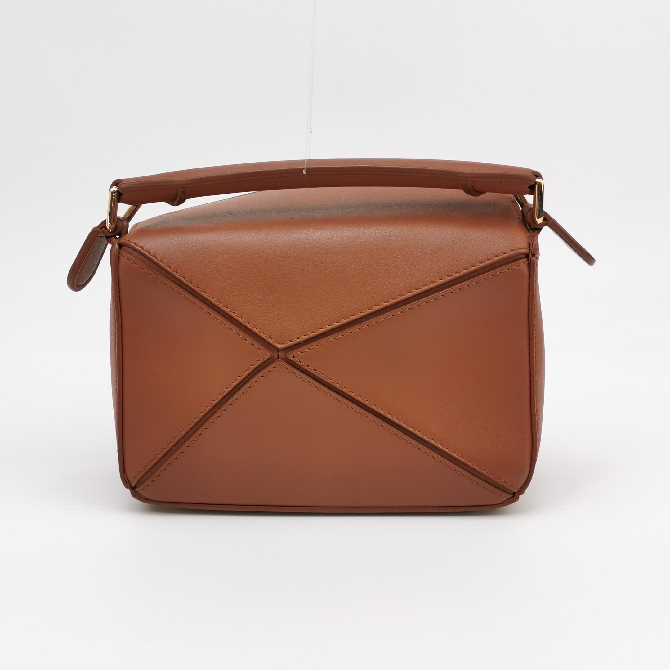 Women's Loewe x Howl's Moving Castle Studio Ghibli Puzzle Calcifer Mini Tan Brown