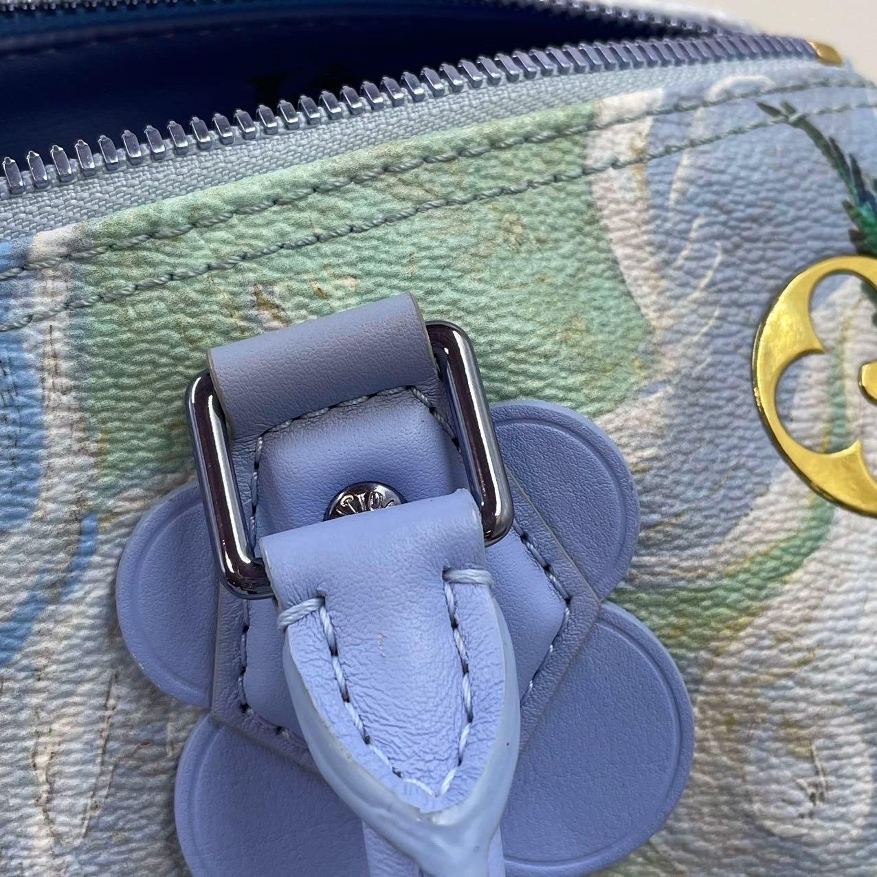 Louis Vuitton x Jeff Koons Speedy 30 Van Gogh Top Handle Bag For Sale 11