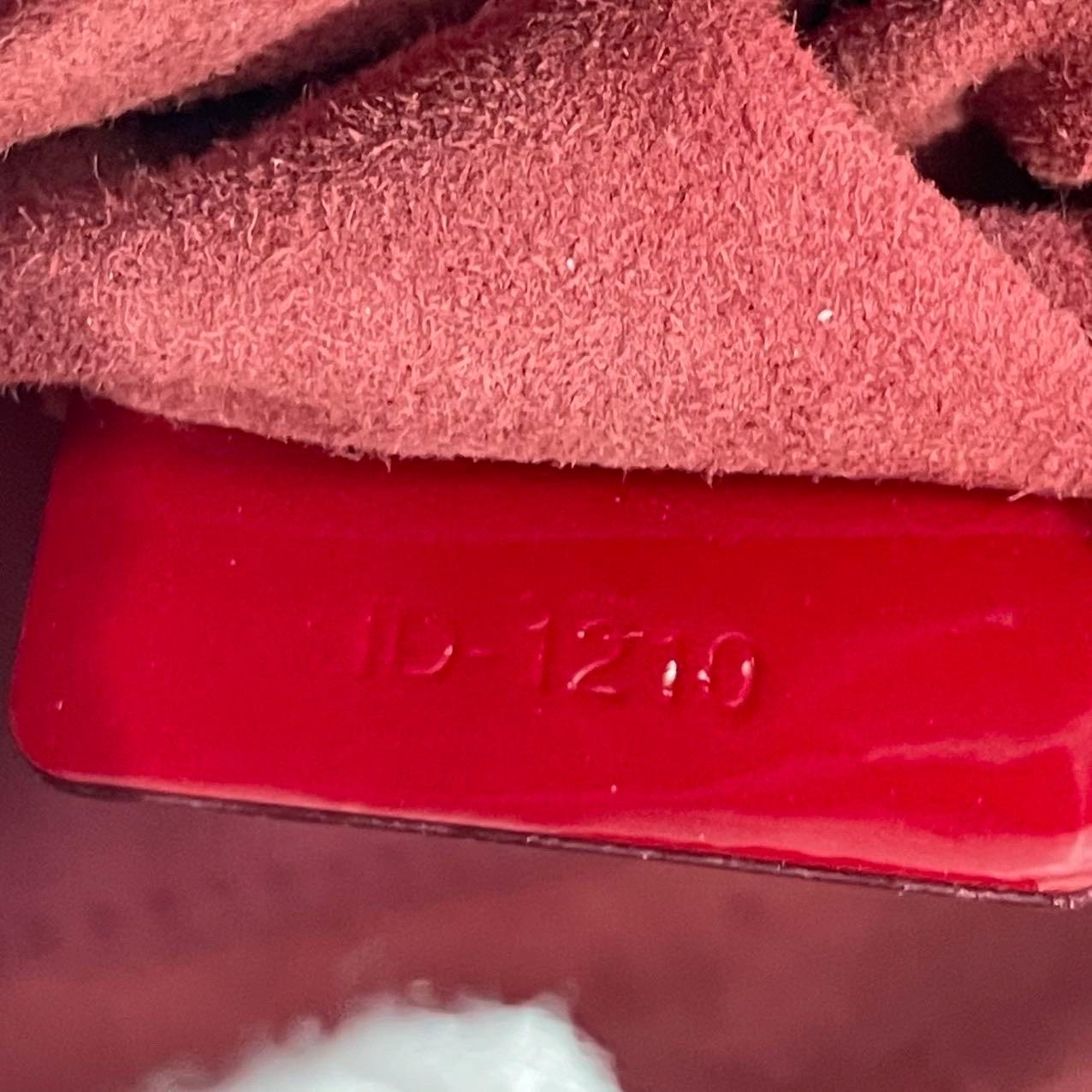 Mini borsa Lady Dior in pelle verniciata rosso borgogna con tracolla a catena dorata 15