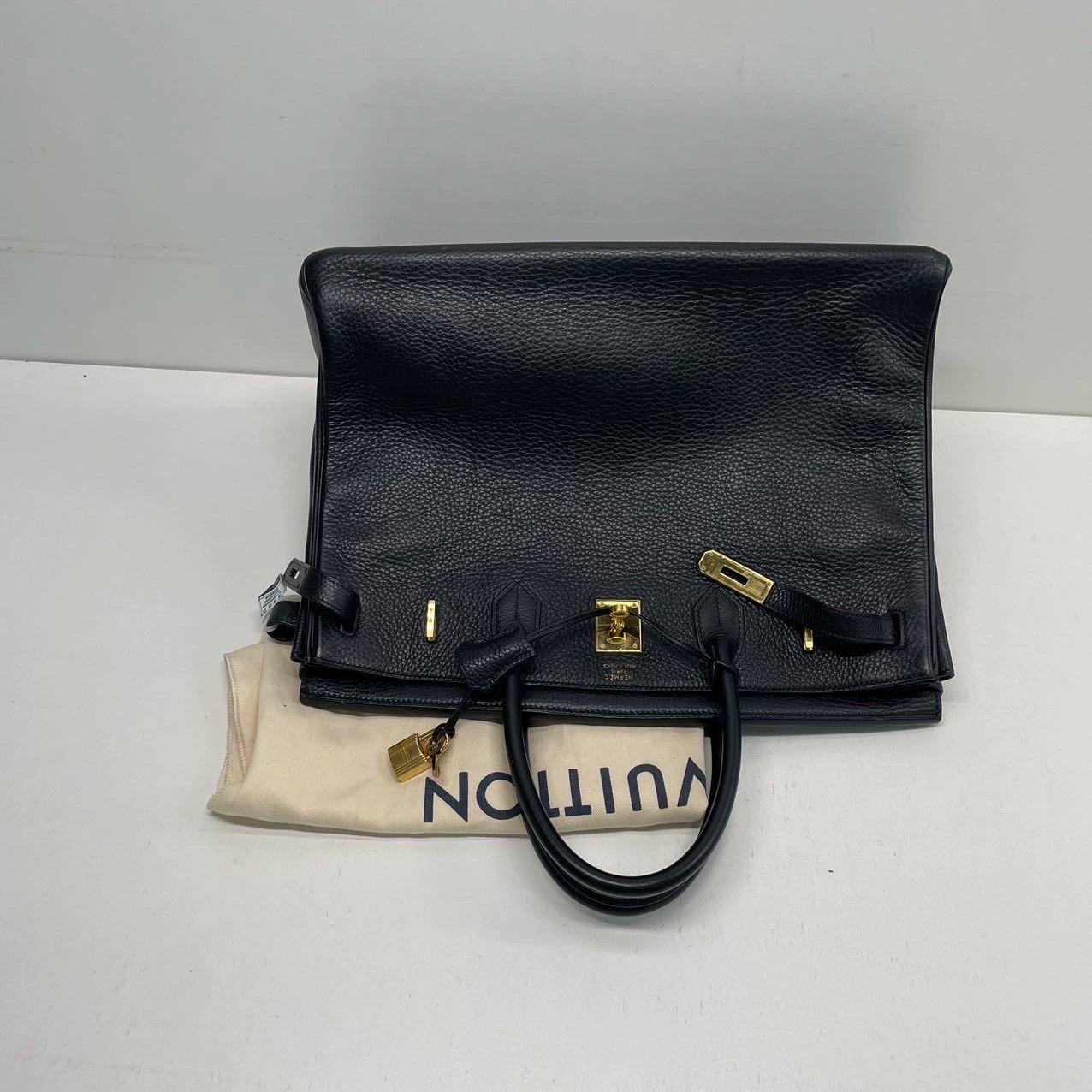 Hermes Birkin 40 Black Togo Leather Gold Hardware 2001 6