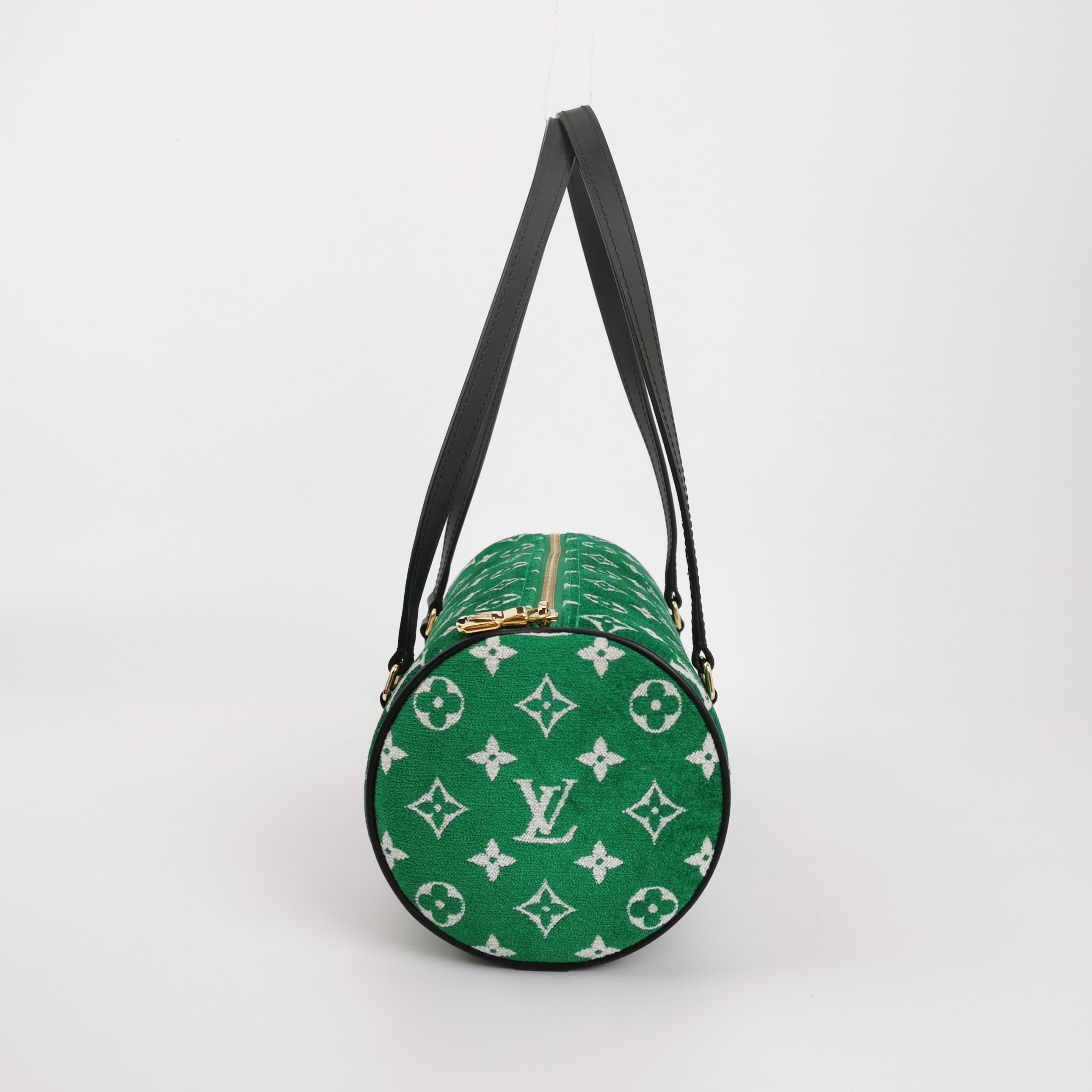 Louis Vuitton Papillon Trunk 26 Greene & Greene in Velluto e Pelle in vendita 1