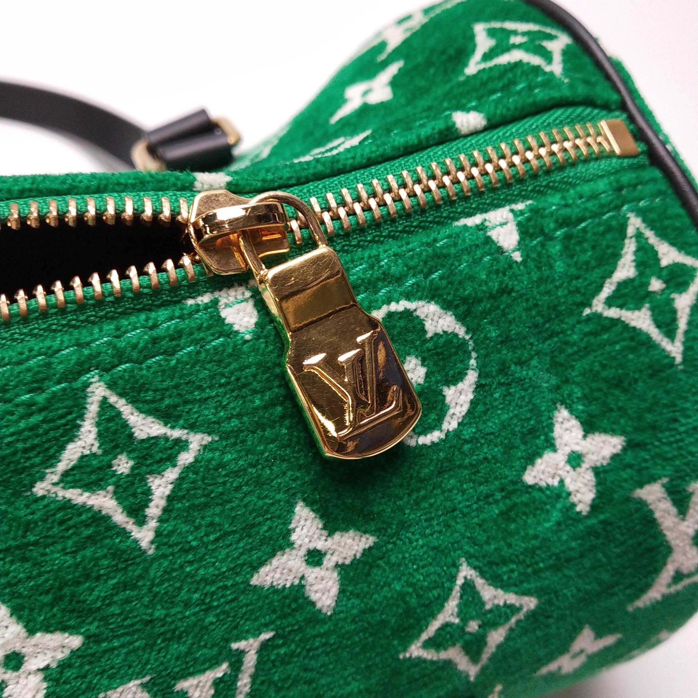 Louis Vuitton Papillon Trunk 26 Greene & Greene in Velluto e Pelle in vendita 11