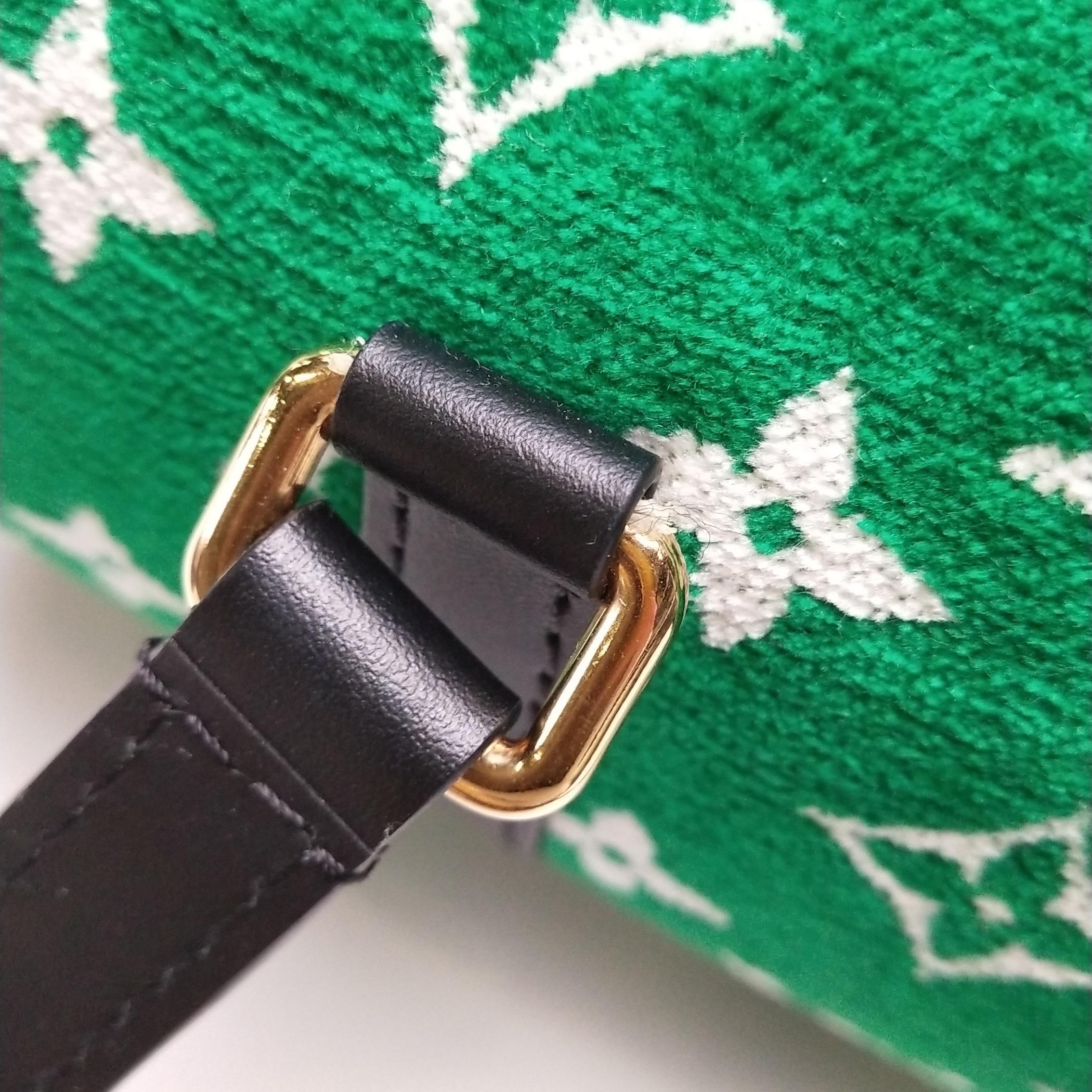 Louis Vuitton Papillon Trunk 26 Greene & Greene in Velluto e Pelle in vendita 12