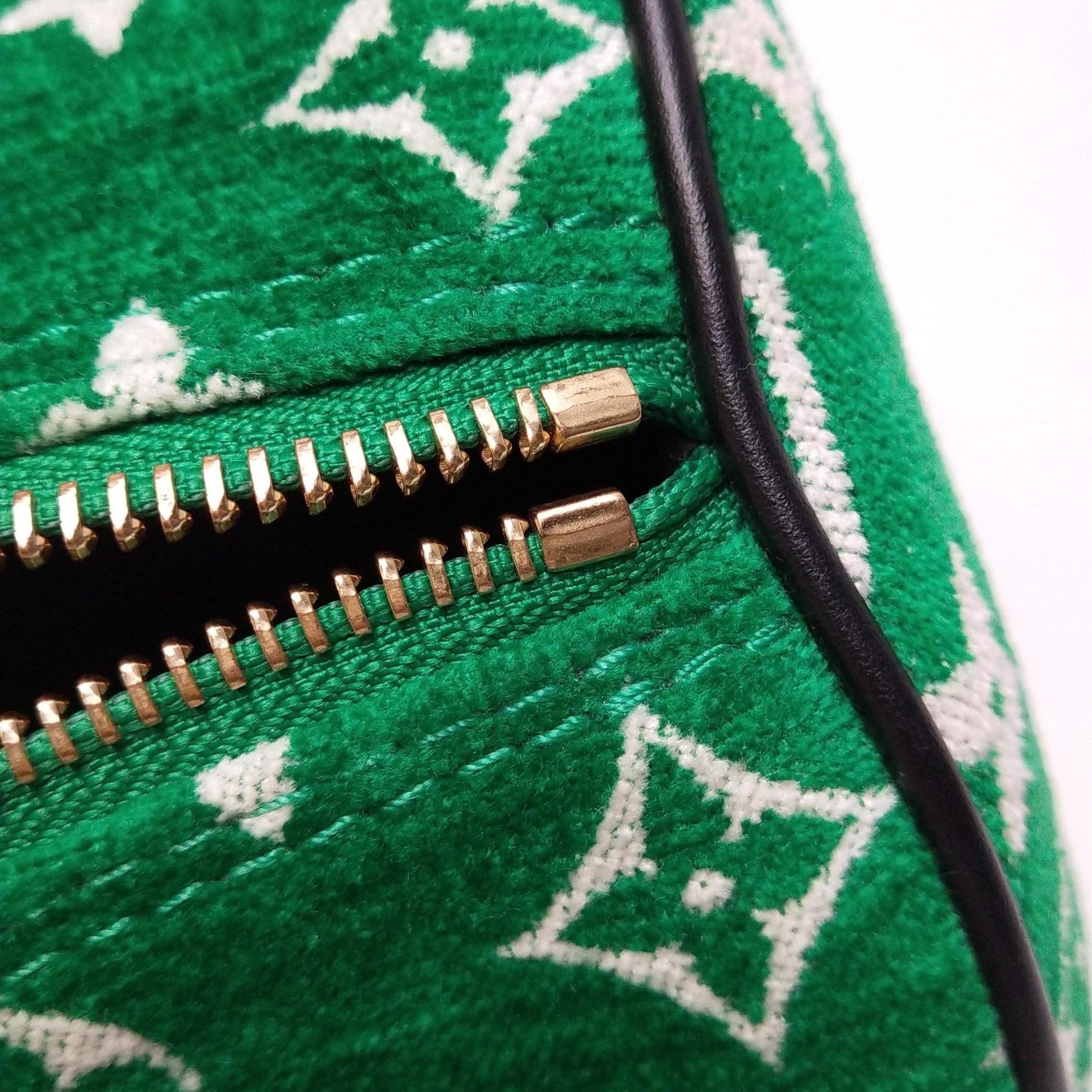 Louis Vuitton Papillon Trunk 26 Greene & Greene in Velluto e Pelle in vendita 13