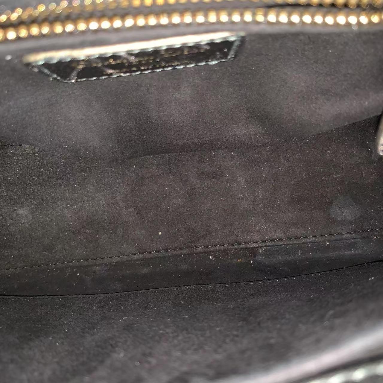 Lady Dior Small ABCdior Metallic Grey Cannage Lambskin Handbag with Strap 2019 en vente 11