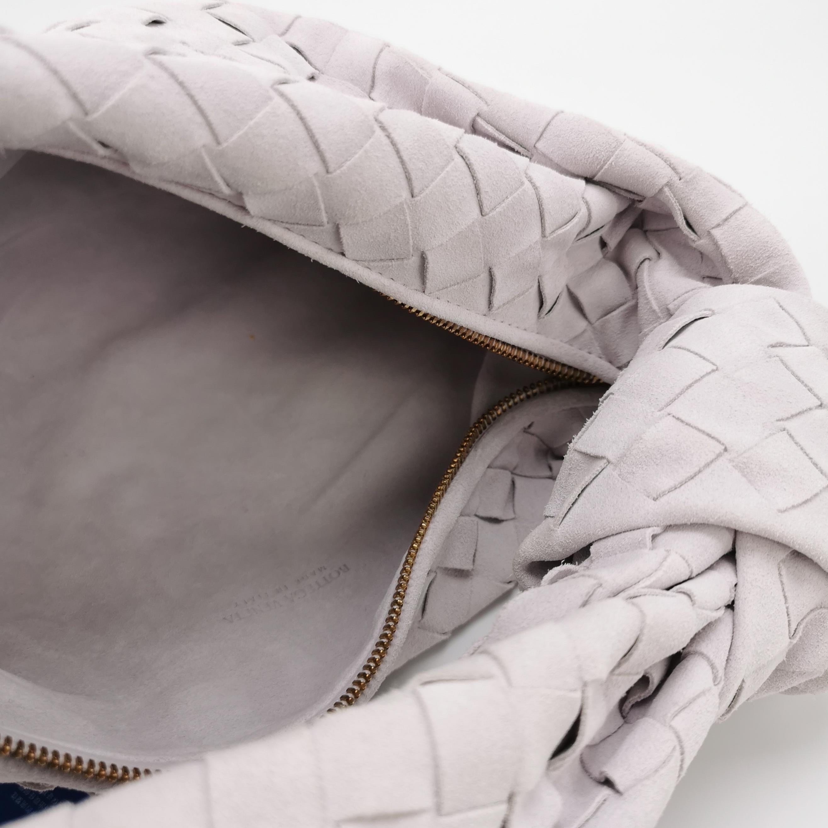 Bottega Veneta Teen Jodie Daim Lavé Violet en vente 4
