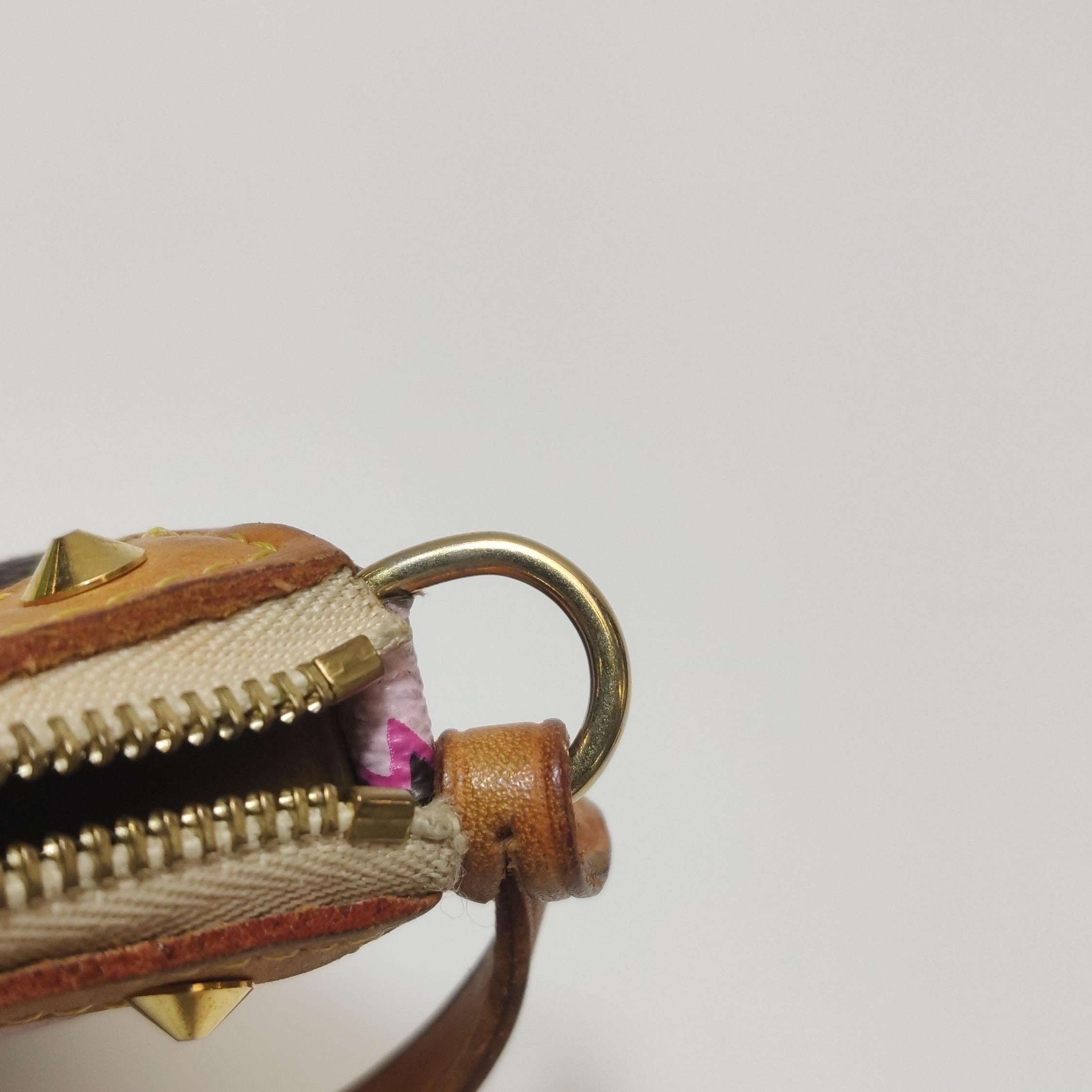 Louis Vuitton x Takashi Murakami Cherry Blossom Pochette Accessori in vendita 7