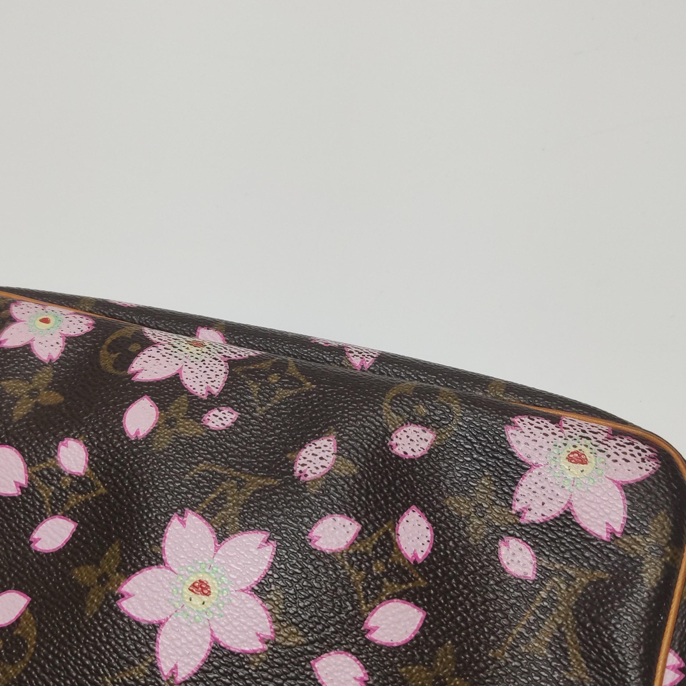 Louis Vuitton x Takashi Murakami Cherry Blossom Pochette Accessori in vendita 12