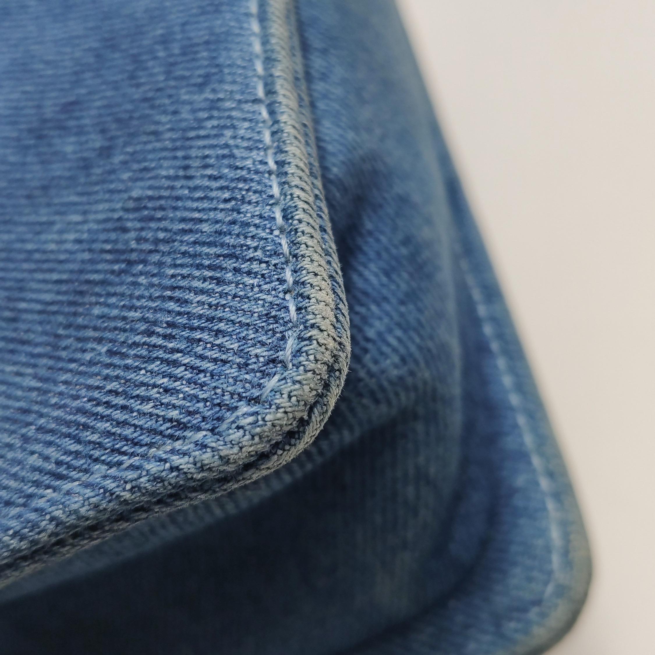 Chanel Le Boy Small Denim Blue Jeans Silver Antiqued Hardware 2012-2013 en vente 10