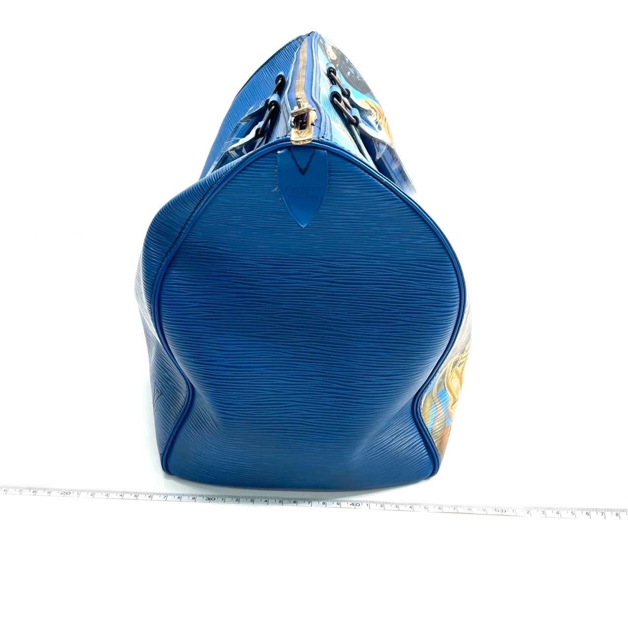 Louis Vuitton x Jeff Koons Keepall Bandouliere Peter Paul Rubens Masters 45 Blau Herren im Angebot